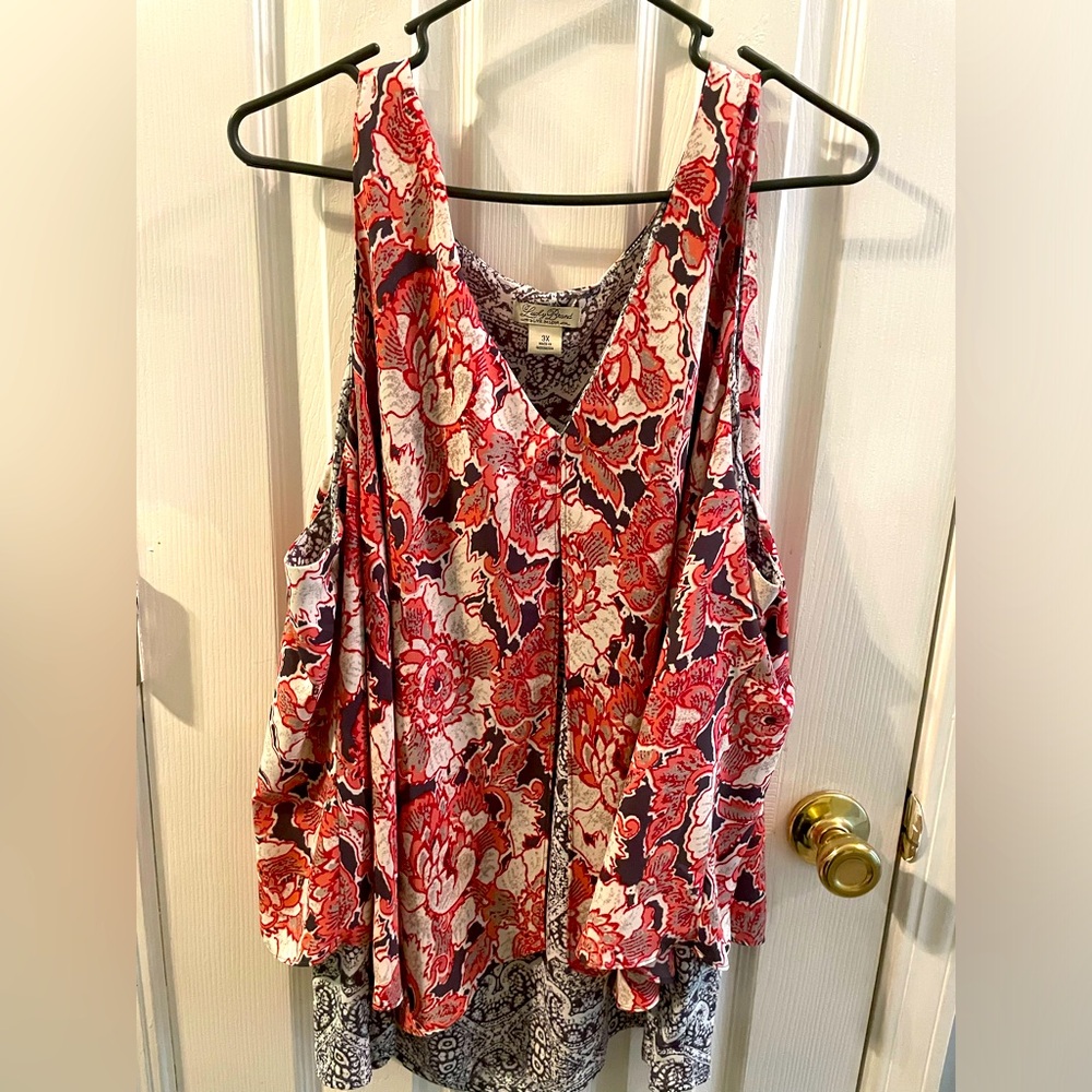 Sleeveless chiffon blouse